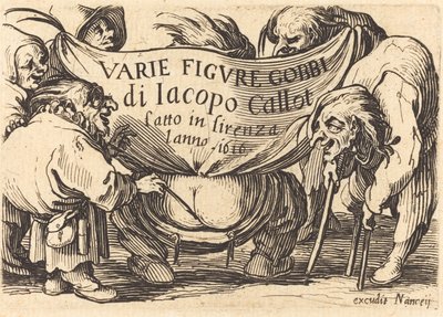 Frontespizio per "Varie Figure Gobbi" da Jacques Callot