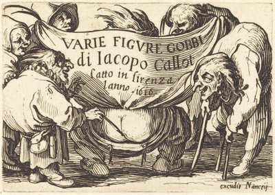 Frontespizio per "Varie Figure Gobbi" da Jacques Callot