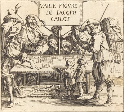 Frontespizio per Varie Figure, c. 1621 da Jacques Callot