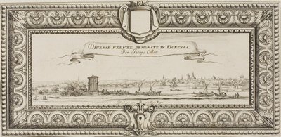 Frontespizio, da Varie Scene Disegnate a Firenze da Jacques Callot