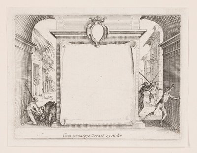 Frontespizio, dalla serie La vie de l da Jacques Callot