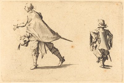 Gentiluomo e il suo paggio da Jacques Callot