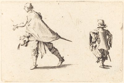 Gentiluomo e il suo paggio da Jacques Callot