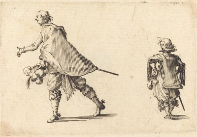 Gentiluomo e il suo paggio da Jacques Callot