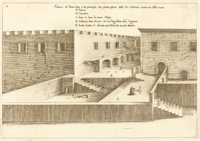 Casa di Pilato da Jacques Callot