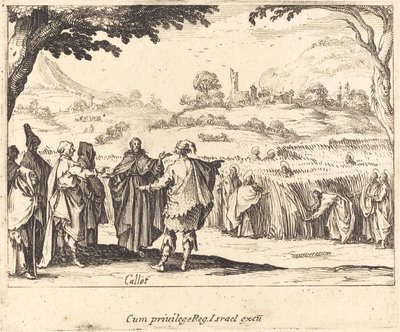 Gesù con i farisei da Jacques Callot