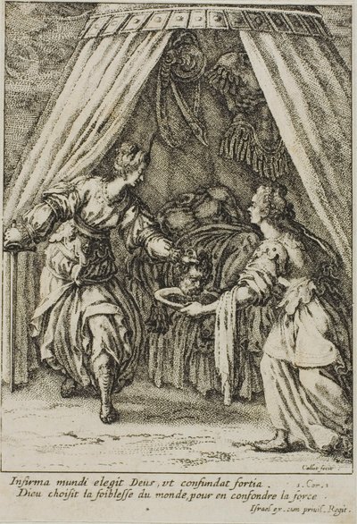 Giuditta con la testa di Oloferne da Jacques Callot