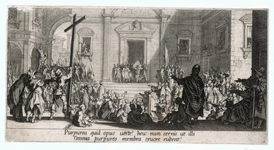 La Grande Passion, una delle 7 incisioni ... (incisione) da Jacques Callot
