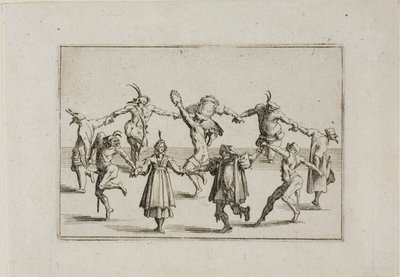 La Ronde (La danza rotonda), da I Capricci da Jacques Callot