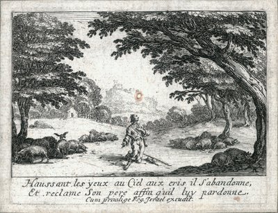 La vita del figliol prodigo ... (incisione) da Jacques Callot