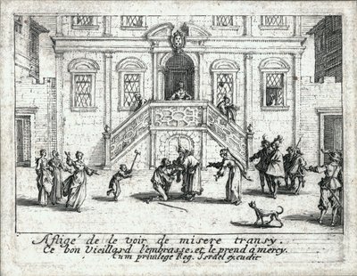 La vita del figliol prodigo ... (incisione) da Jacques Callot