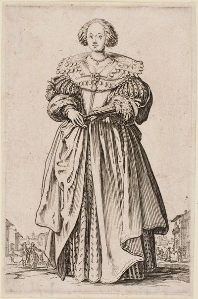 Signora con ventaglio, dalla serie 