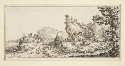 Paesaggio n. 6 dai Paesaggi per Giovanni de Medici da Jacques Callot