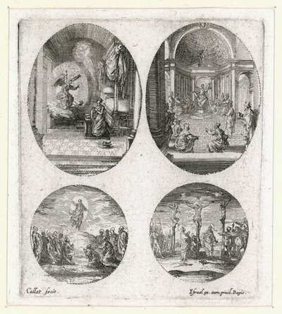 I miracoli della Passione ... (incisione) da Jacques Callot