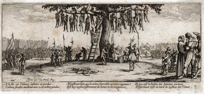 Le miserie e le disgrazie della guerra ... (incisione) da Jacques Callot
