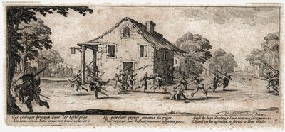 Le miserie e le disgrazie della guerra ... (incisione) da Jacques Callot