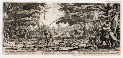 Le miserie e le disgrazie della guerra ... (incisione) da Jacques Callot