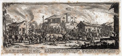 Le miserie e le disgrazie della guerra ... (incisione) da Jacques Callot