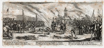 Le miserie e le disgrazie della guerra ... (incisione) da Jacques Callot