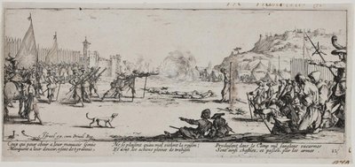 Le miserie e le sventure della guerra (foglio 12) da Jacques Callot