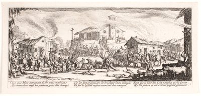 Le miserie e le sventure della guerra (tavola 7) da Jacques Callot