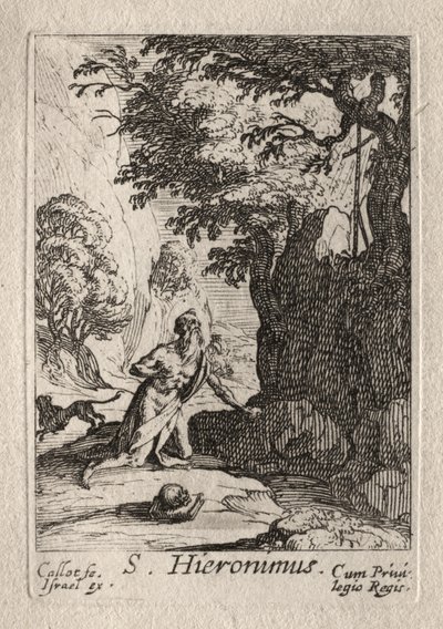 I Penitenti: San Girolamo da Jacques Callot