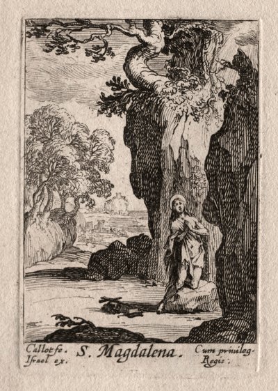 I penitenti: Santa Maddalena penitente da Jacques Callot