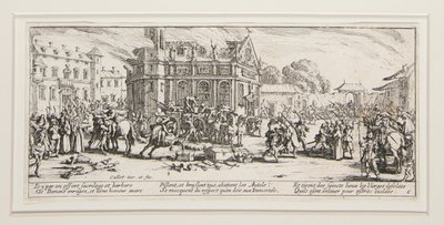 Le grandi miserie della guerra: No. 6 - Devastazione di da Jacques Callot