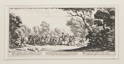 Le grandi miserie della guerra: No. 9 - Scoperta dei malfattori da Jacques Callot