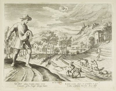 Mesi. 10, ottobre da Jacques Callot