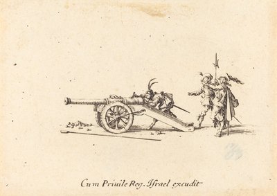 Caricamento del cannone da Jacques Callot