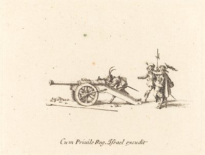 Caricamento del cannone da Jacques Callot