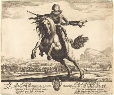 Luigi di Lorena, principe di Phalsbourg da Jacques Callot