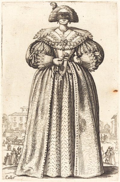 Nobile Donna Mascherata da Jacques Callot