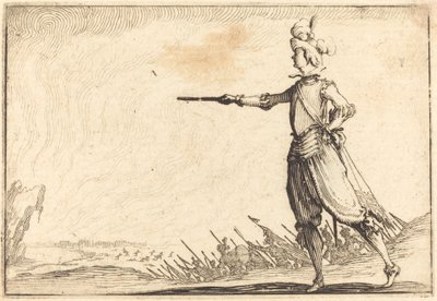 Comandante militare a piedi da Jacques Callot