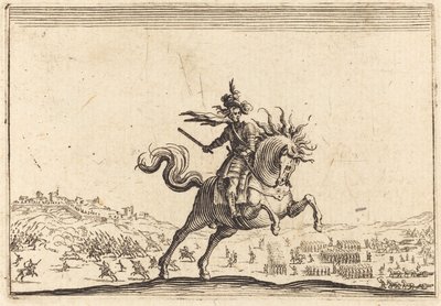 Comandante militare a cavallo da Jacques Callot