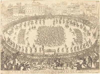 Uno dei Combattimenti di Fanteria da Jacques Callot