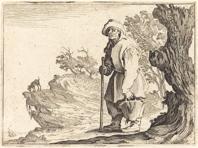 Contadino con sacco da Jacques Callot