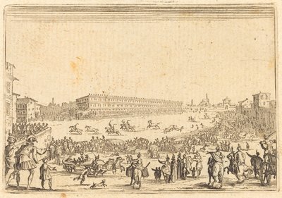 Piazza presso alla Porta al Prato da Jacques Callot