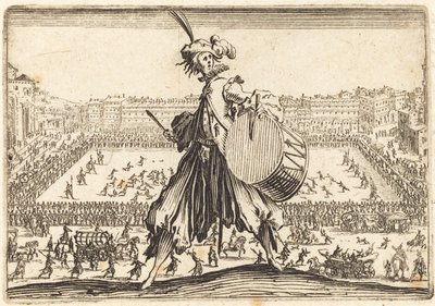 Piazza Presso alla Porta al Prato, c. 1622 da Jacques Callot