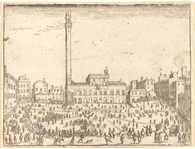 Piazza Pubblica, Siena da Jacques Callot