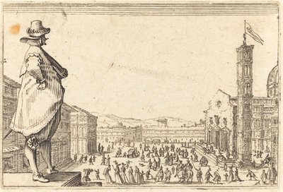 Piazza del Duomo, Firenze da Jacques Callot