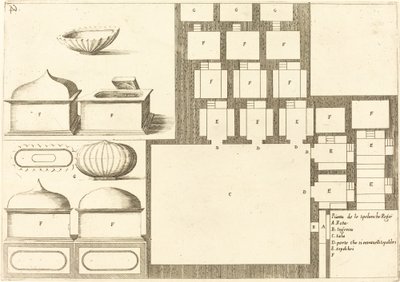 Piano della Spelunche Regee da Jacques Callot