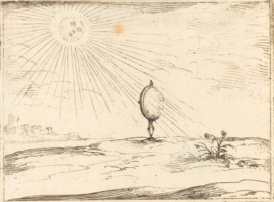 Raggi del sole da Jacques Callot