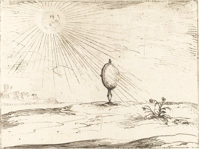 Raggi del sole da Jacques Callot