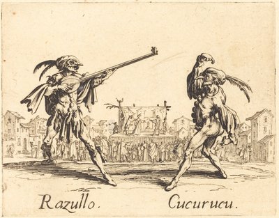 Razullo e Cucurucu da Jacques Callot