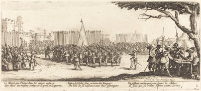 Reclutamento delle Truppe da Jacques Callot