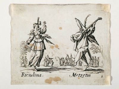 Riculina e Metzetin, figure della Commedia dell