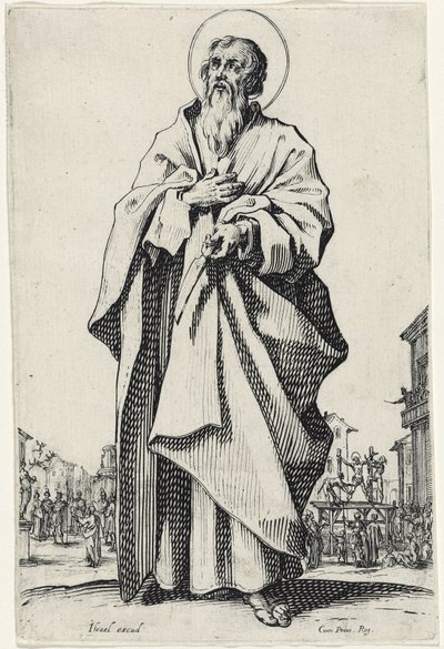 San Bartolomeo da Les Grands Apôtres, 1631 da Jacques Callot