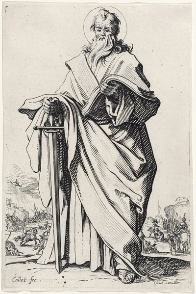 San Paolo da Les Grands Apôtres, 1631 da Jacques Callot